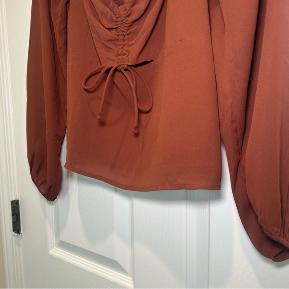 Abercrombie & Fitch Women's Rust Blouse - Picture 3 of 5